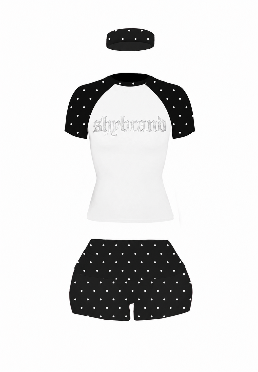 Black Polka Dot (3pc)