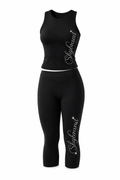 Black It Girl capri set