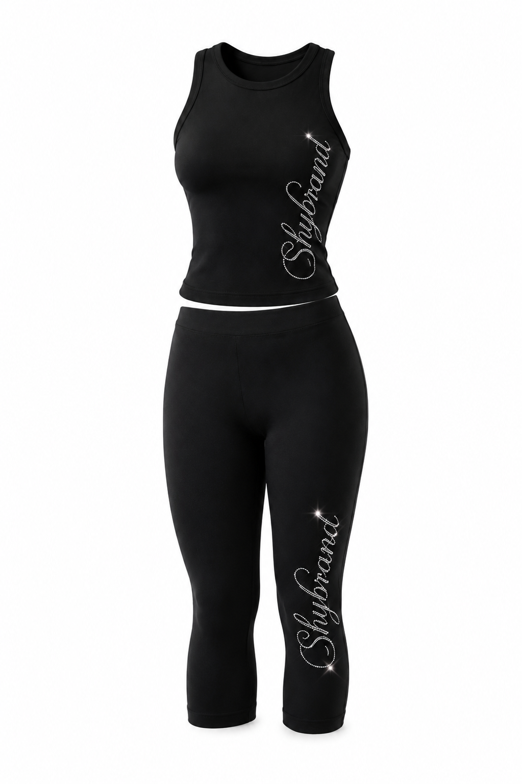 Black It Girl capri set