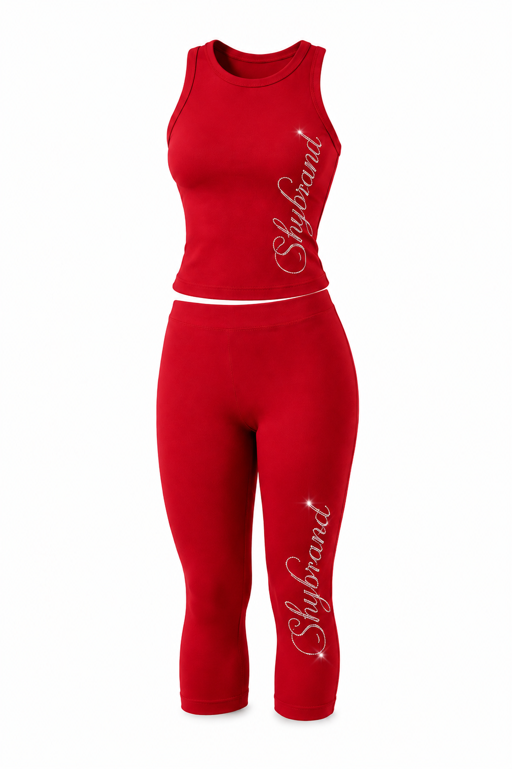 Red It girl capri set